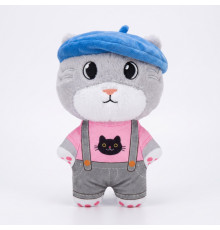 Мягкая игрушка Котик в одежде 